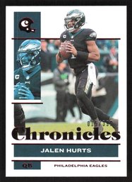 2020 PANINI CHRONICLES JALEN HURTS ROOKIE PARALLEL