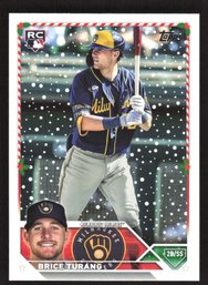 2023 TOPPS HOLIDAY BRICE TURANG ROOKIE