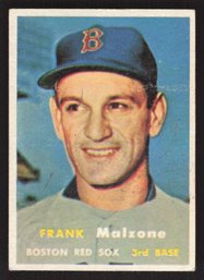 1957 TOPPS FRANK MALZONE - 8X ALL STAR & 3X GOLD GLOVE