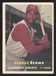 1957 TOPPS GEORGE CROWE - NEGRO LEAGUE