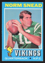 1971 TOPPS NORM SNEAD 4X PRO BOWLER