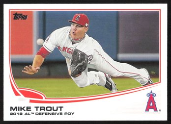 2013 TOPPS MIKE TROUT - SLIDING