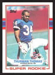 1989 TOPPS THURMAN THOMAS ROOKIE