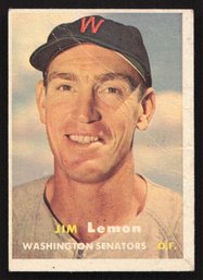 1957 TOPPS JIM LEMON - 2X ALL STAR