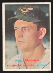 1957 TOPPS HAL HECTOR BROWN