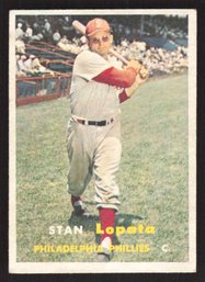 1957 TOPPS STAN LOPATA - 2X ALL STAR