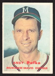 1957 TOPPS ANDY PAFKO