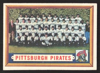 1957 TOPPS PITTSBURGH PIRATES TEAM CARD