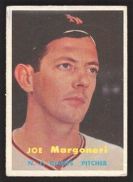 1957 TOPPS JOE MARGONERI ROOKIE CARD