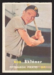 1957 TOPPS BOB SKINNER -3X ALL STAR