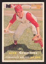 1957 TOPPS ALEX GRAMMAS - 2X WORLD SERIES CHAMP