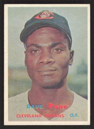 1957 TOPPS DAVE POPE - NEGRO LEAGUE
