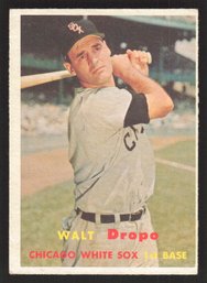 1957 TOPPS WALT DROPO - 1950 ROOKIE OF THE YEAR