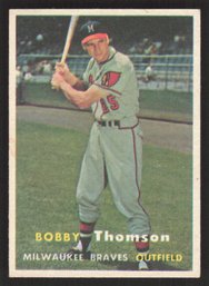 1957 TOPPS BOBBY THOMSON - 3X ALL STAR