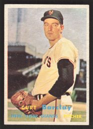 1957 TOPPS CURT BARCLAY - HIGH NUMBER