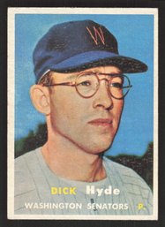 1957 TOPPS DICK HYDE - HIGH NUMBER