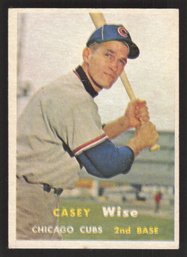 1957 TOPPS CASEY WISE - HIGH NUMBER