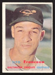 1957 TOPPS JOHN FRANCONA - SHARP