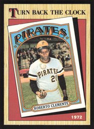 1987 TOPPS TURN BACK THE CLOCK ROBERTO CLEMENTE