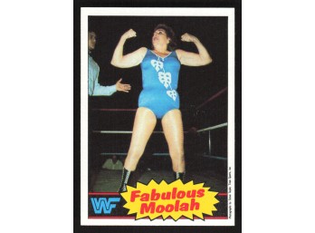 1985 TOPPS WWF THE FABULOUS MOOLAH