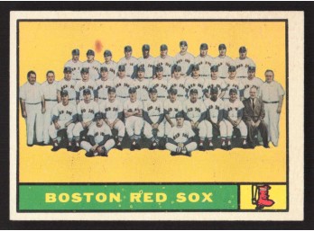 1961 TOPPS BOSTON RED SOX