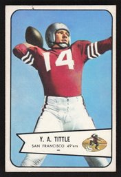 1954 BOWMAN Y.A. TITTLE - HALL OF FAMER