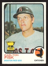 1973 TOPPS CARLTON FISK GOLD ROOKIE CUP