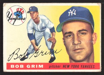1955 TOPPS BOB GRIM - '54 ROY
