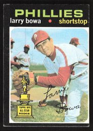 1971 TOPPS LARRY BOWA GOLD ROOKIE CUP