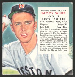 1954 RED MAN SAMMY WHITE - 1X ALL STAR