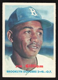1957 TOPPS JIM GILLIAM - ROOKIE OF THE YEAR (53)