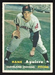 1957 TOPPS HANK AGUIRRE - 2X ALL STAR