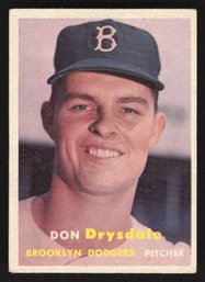 1957 TOPPS DON DRYSDALE ROOKIE