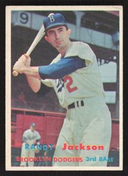 1957 TOPPS RANDY JACKSON 2 All-Star