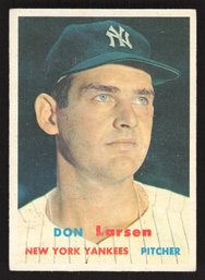 1957 TOPPS DON LARSEN - PITCHED PERFECT GAME IN WORLD SERIES