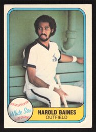 1981 FLEER HAROLD BAINES RC- HALL OF FAME
