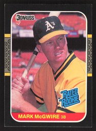 1987 DONRUSS MARK MCGWIRE RATED ROOKIE