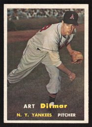 1957 TOPPS ART DITMAR - YANKEES