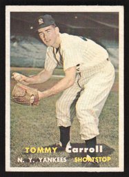 1957 TOPPS TOM CARROLL - YANKEES