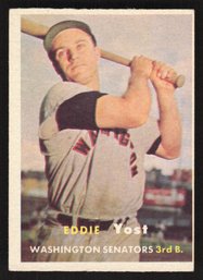 1957 TOPPS EDDIE YOST - ALL STAR & WORLD SERIES CHAMP