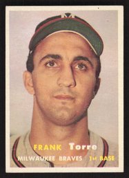1957 TOPPS FRANK TORRE - SHARP