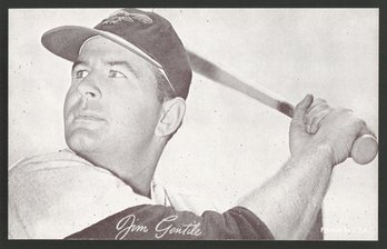 1947-66 EXHIBIT CARD JIM GENTILE - 6X ALL STAR