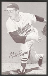 1947-66 Milt Pappas EXHIBIT CARD (1962) - 3X ALL STAR