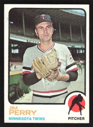 1973 TOPPS JIM PERRY - 3X ALL STAR, CY YOUNG WINNER