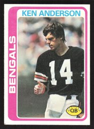 1978 TOPPS KEN ANDERSON - MVP, COMEBACK PLAYER OF YEAR-4X PRO BOWLER