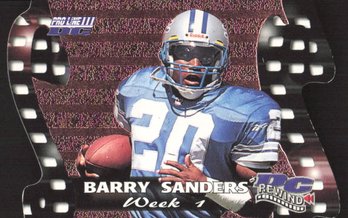1997 PRO LINE Iii DC BARRY SANDERS DIE CUT