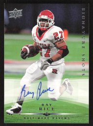 2008 UPPER DECK RAY RICE AUTOGRAPH