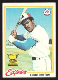 1978 TOPPS ANDRE DAWSON GOLD ROOKIE CUP