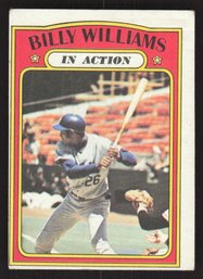 1972 TOPPS BILLY WILLIAMS IN ACTION