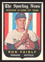1959 TOPPS RON FAIRLY ROOKIE - 2X ALL STAR